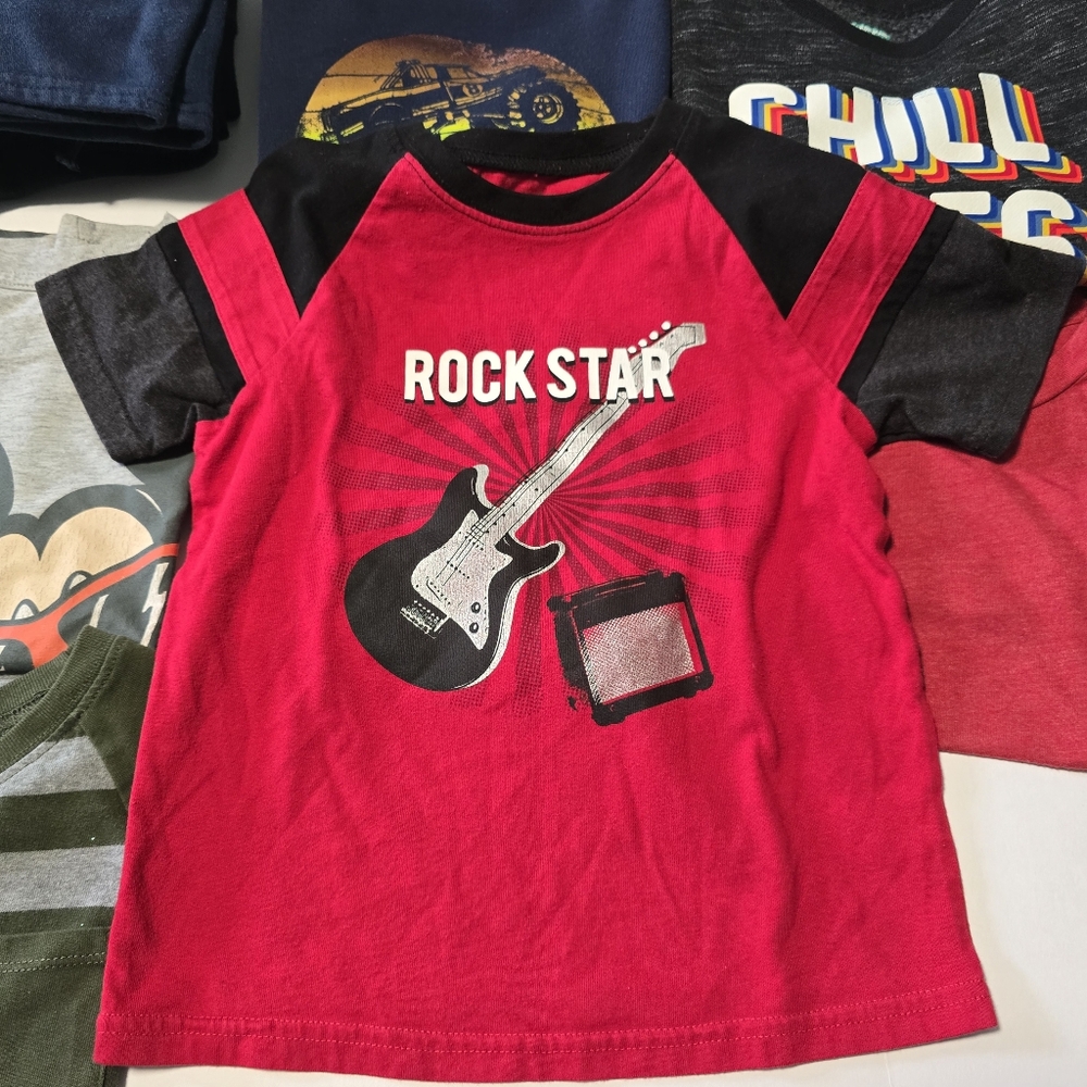 Boys 5T Graphic Tops Assorted Brand Bundle - 13 Items - Picture 3 of 16